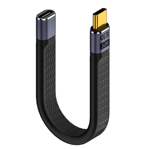 

240W 40Gbps USB-C / Type-C Male to USB-C / Type-C Female Flexible Board Data Cable