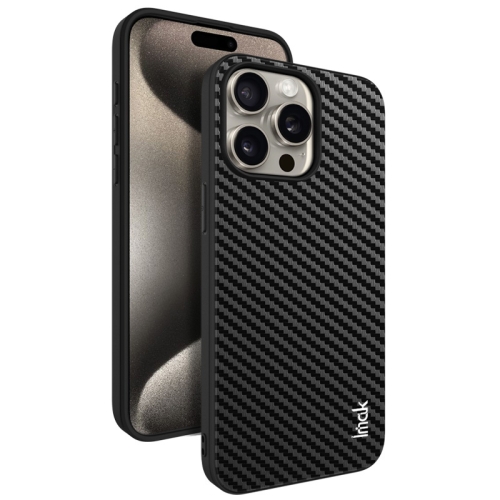 

For iPhone 15 Pro Max IMAK LX-5 Series Shockproof PC + PU + TPU Protective Phone Case(Carbon Fiber Texture)