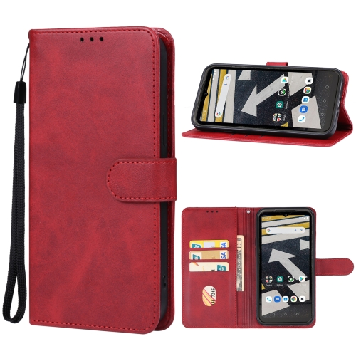 

For CAT S53 Leather Phone Case(Red)