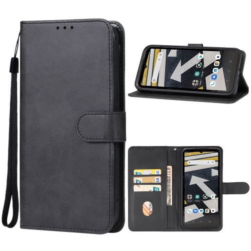 For CAT S53 Leather Phone Case(Black)