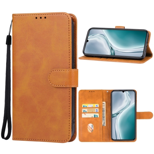 

For OUKITEL C50 Leather Phone Case(Brown)