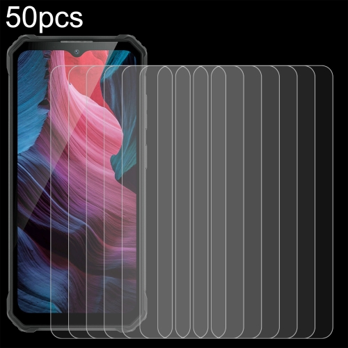 

For OUKITEL WP23 50pcs 0.26mm 9H 2.5D Tempered Glass Film