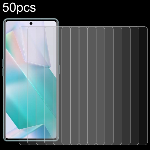 

For CUBOT Hafury Meet 50pcs 0.26mm 9H 2.5D Tempered Glass Film