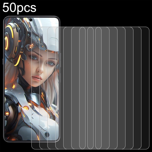 

For Cubot Max 5 50pcs 0.26mm 9H 2.5D Tempered Glass Film