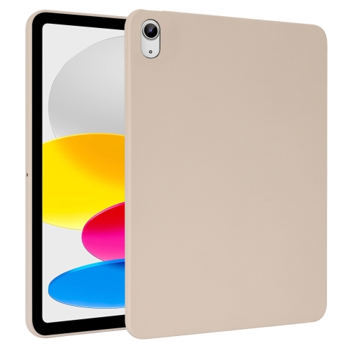 

For iPad 10th Gen 10.9 2022 Oil Spray Skin-friendly TPU Tablet Case(Milk White)