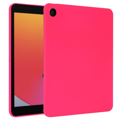 

For iPad 10.2 2021 / 2020 / 2019 Oil Spray Skin-friendly TPU Tablet Case(Rose Red)