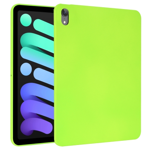 

For iPad mini 6 Oil Spray Skin-friendly TPU Tablet Case(Fluorescent Green)