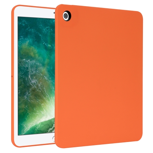 

For iPad Air / Air 2 / 9.7 2017 / 2018 Oil Spray Skin-friendly TPU Tablet Case(Orange)