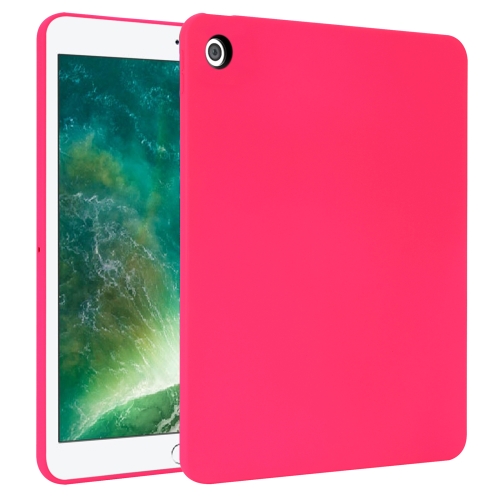 

For iPad Air / Air 2 / 9.7 2017 / 2018 Oil Spray Skin-friendly TPU Tablet Case(Rose Red)