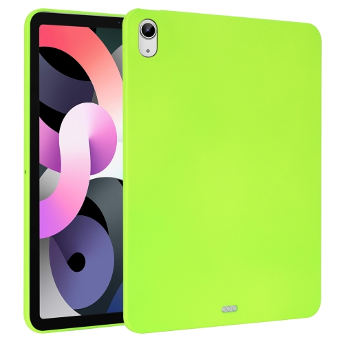

For iPad Air 10.9 2022 / Pro 11 2018 Oil Spray Skin-friendly TPU Tablet Case(Fluorescent Green)