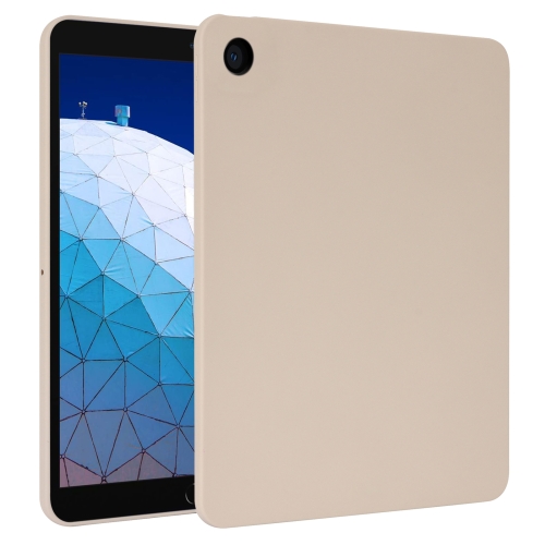

For iPad Air 3 10.5 2019 Oil Spray Skin-friendly TPU Tablet Case(Milk White)