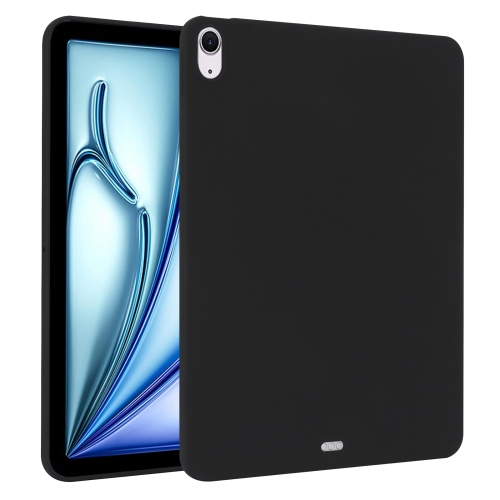 

For iPad Air 11 2024 Oil Spray Skin-friendly TPU Tablet Case(Black)
