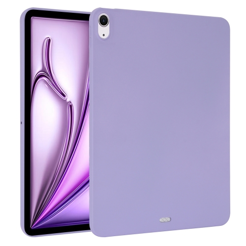 

For iPad Air 13 2024 Oil Spray Skin-friendly TPU Tablet Case(Purple)