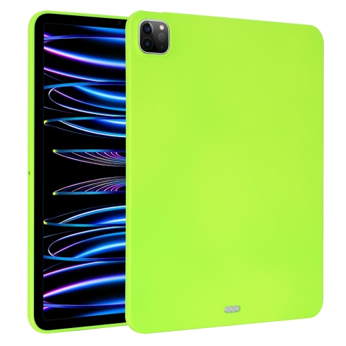 

For iPad Pro 12.9 2018/2020/2021/2022 Oil Spray Skin-friendly TPU Tablet Case(Fluorescent Green)