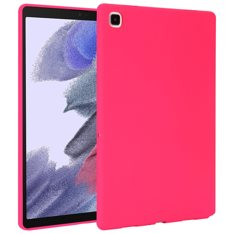 

For Samsung Galaxy Tab A7 Lite / T220 Oil Spray Skin-friendly TPU Tablet Case(Rose Red)