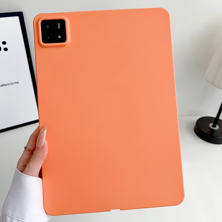 

For Xiaomi Pad 6s Pro Oil Spray Skin-friendly TPU Tablet Case(Orange)