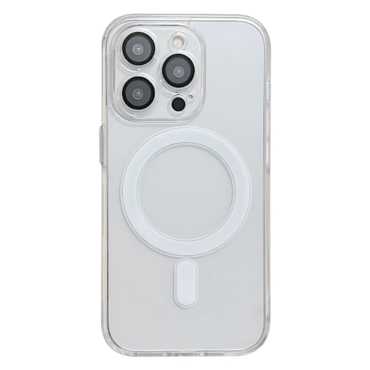 

For iPhone 12 Pro Max Acrylic MagSafe Magnetic Lens Film Protection Phone Case(Transparent)