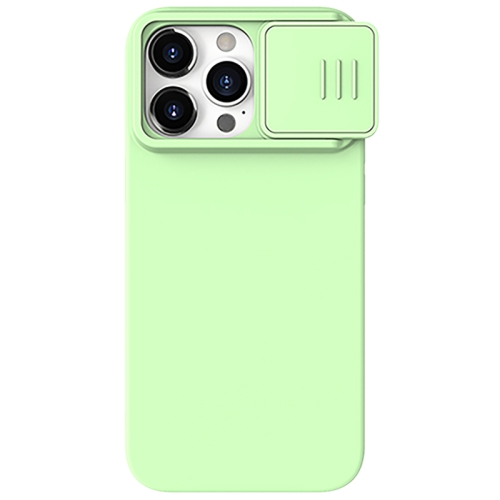 

For iPhone 15 Pro Max NILLKIN CamShield MagSafe Liquid Silicone Phone Case(Green)