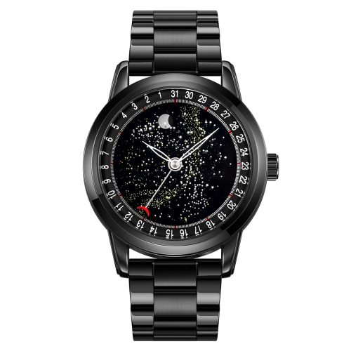 

SKMEI 2116 Multifunctional Men 30M Waterproof Fashion Casual Quartz Watch(Black Steel)