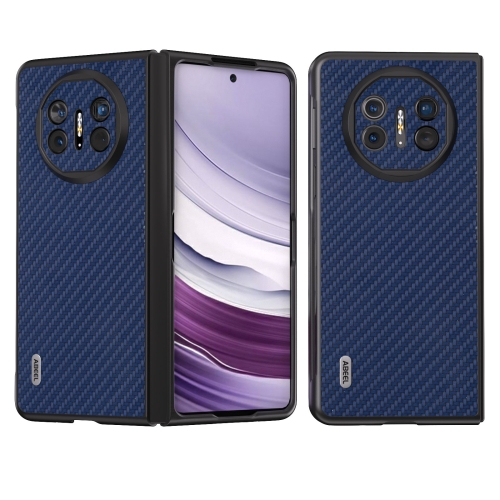 

For Huawei Mate X5 ABEEL Carbon Fiber Texture Protective Phone Case(Dark Blue)