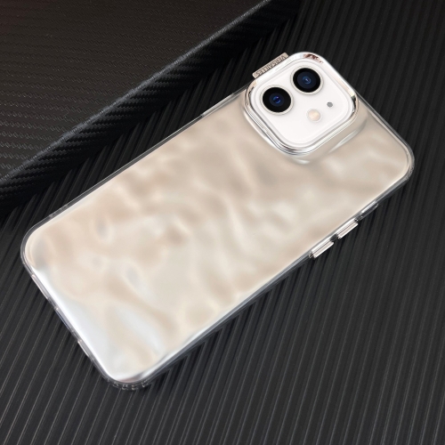 

For iPhone 11 3D IMD Water Ripple TPU + Acrylic Electroplated Phone Case(Silver)