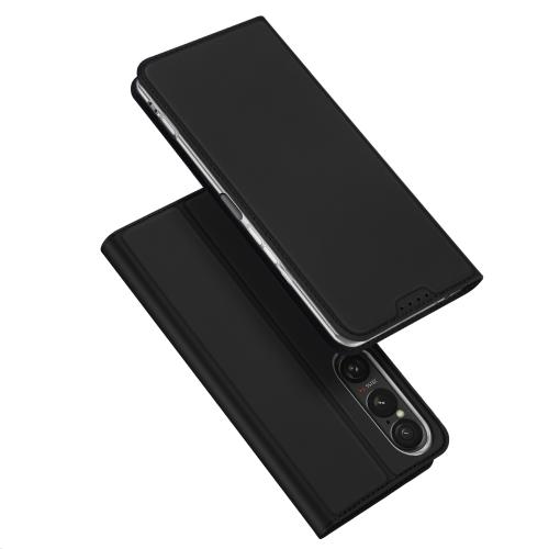 

For Sony Xperia 1 VII DUX DUCIS Skin Pro Series Flip Leather Phone Case(Black)