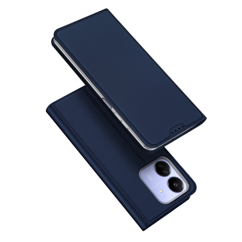 

For Xiaomi Poco C65 / Redmi 13C / Poco M6 DUX DUCIS Skin Pro Series Flip Leather Phone Case(Blue)