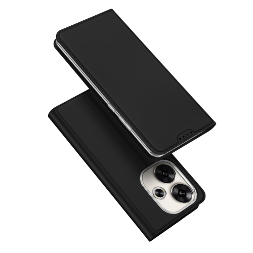 

For Xiaomi Poco F6 5G / Redmi Turbo 3 DUX DUCIS Skin Pro Series Flip Leather Phone Case(Black)