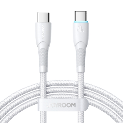 

JOYROOM SA32-CC3 Starry Series 60W USB-C / Type-C to USB-C / Type-C Fast Charging Data Cable, Length:1m(White)
