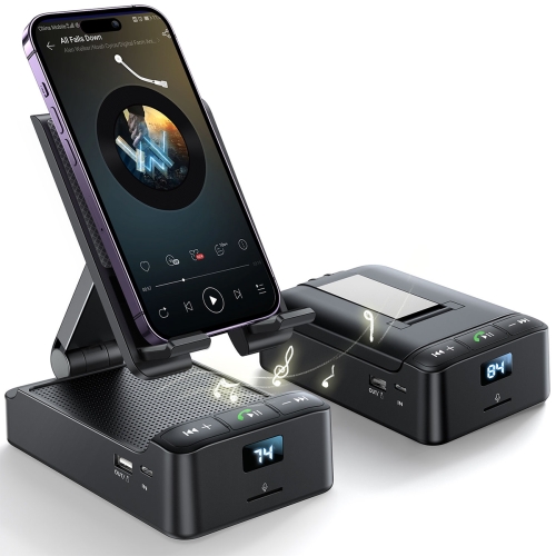

JOYROOM JR-MH01 3 in 1 Multifunctional Wireless Bluetooth Speaker with Phone Holder(Black)