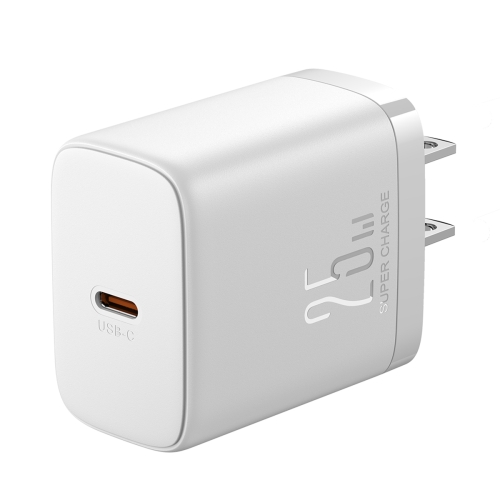 

JOYROOM JR-TCF11 25W USB-C / Type-C Port Fast Charger, Specification:US Plug(White)