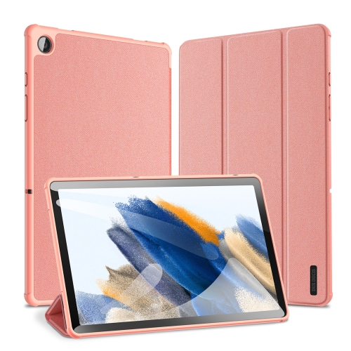 

For Samsung Galaxy Tab A9+ DUX DUCIS Domo Series Magnetic Flip Leather Tablet Case(Pink)