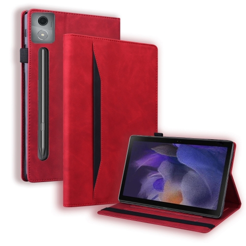 

For Lenovo Xiaoxin Pad Pro 12.7 Splicing Shockproof Leather Tablet Case(Red)