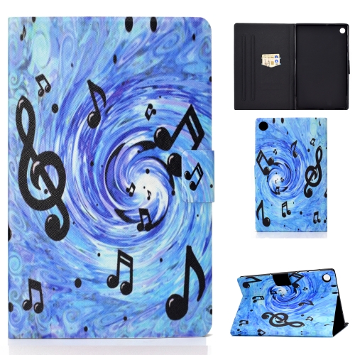 

For Samsung Galaxy Tab A9+ Electric Horizontal Flat Painted Leather Tablet Case with Sleep / Wake-up Function(Sheet Music)