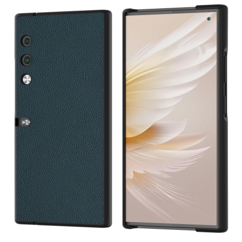 

For Honor V Purse Genuine Leather + PC Litchi Texture Phone Case(Green)