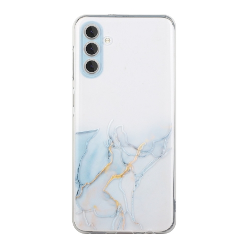 

For Samsung Galaxy S24 5G Hollow Marble Pattern TPU Phone Case(Grey)