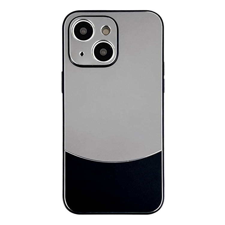 

For iPhone 15 Shockproof Frosted PC Silicone Frame Phone Case(Black)