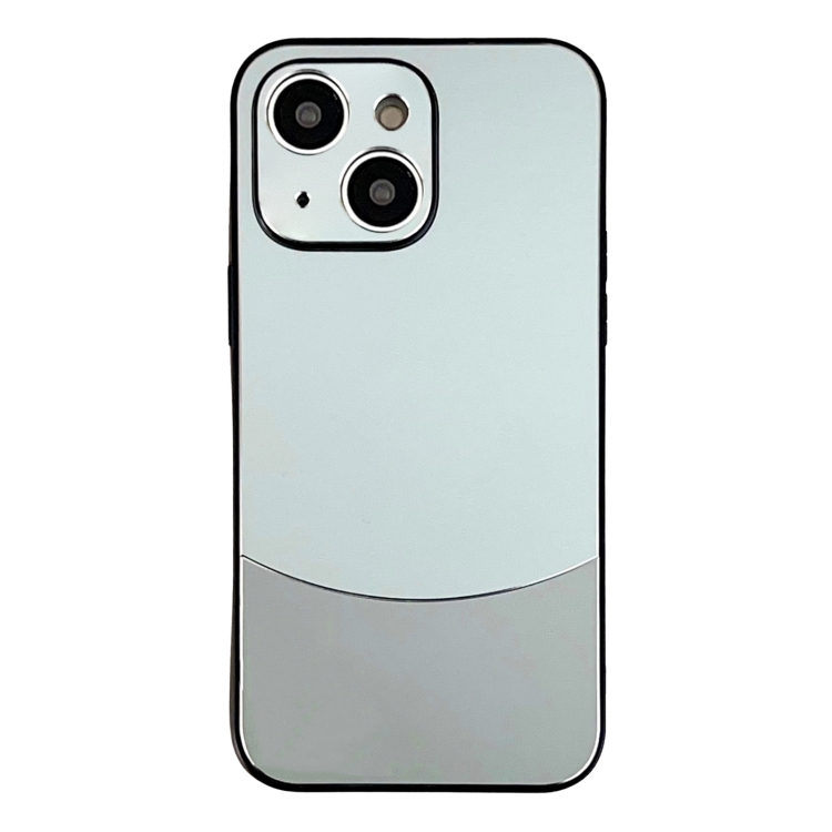 

For iPhone 14 Plus Shockproof Frosted PC Silicone Frame Phone Case(Green)