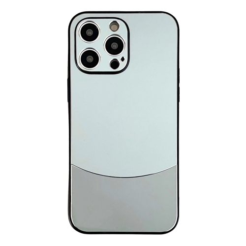 

For iPhone 13 Pro Max Shockproof Frosted PC Silicone Frame Phone Case(Green)
