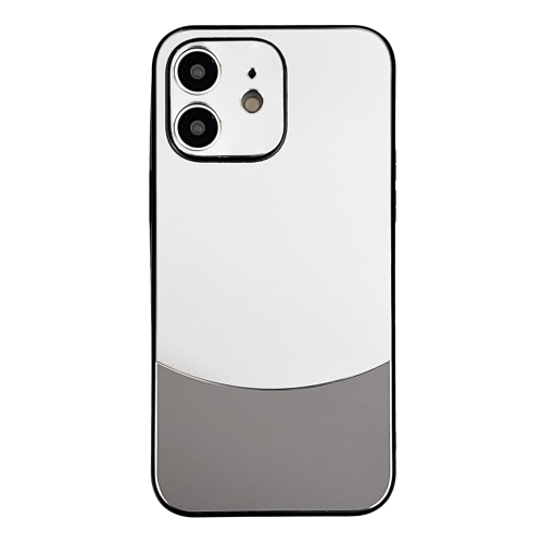 

For iPhone 11 Shockproof Frosted PC Silicone Frame Phone Case(Silver)