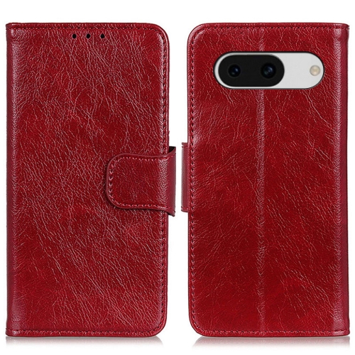 

For Google Pixel 8a Nappa Texture Horizontal Flip Leather Phone Case(Red)