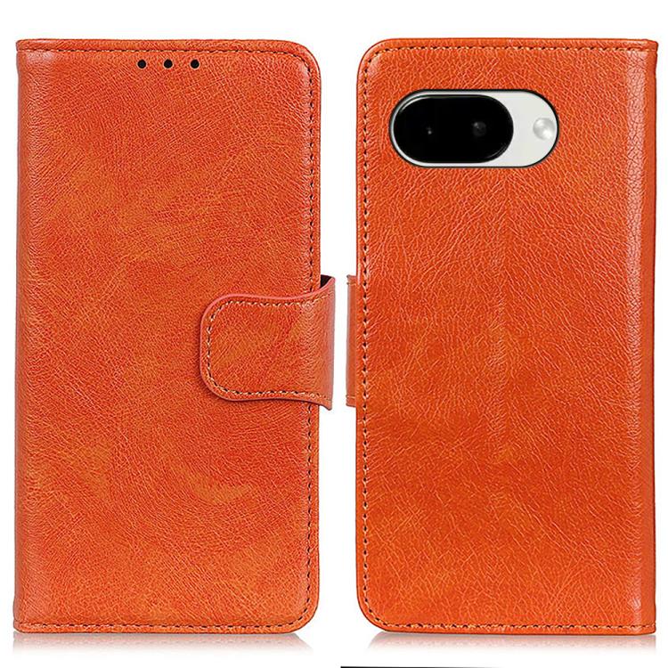 

For Google Pixel 10a Nappa Texture Horizontal Flip Leather Phone Case(Orange)