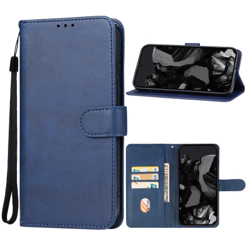 

For Google Pixel 9 Pro Leather Phone Case(Blue)