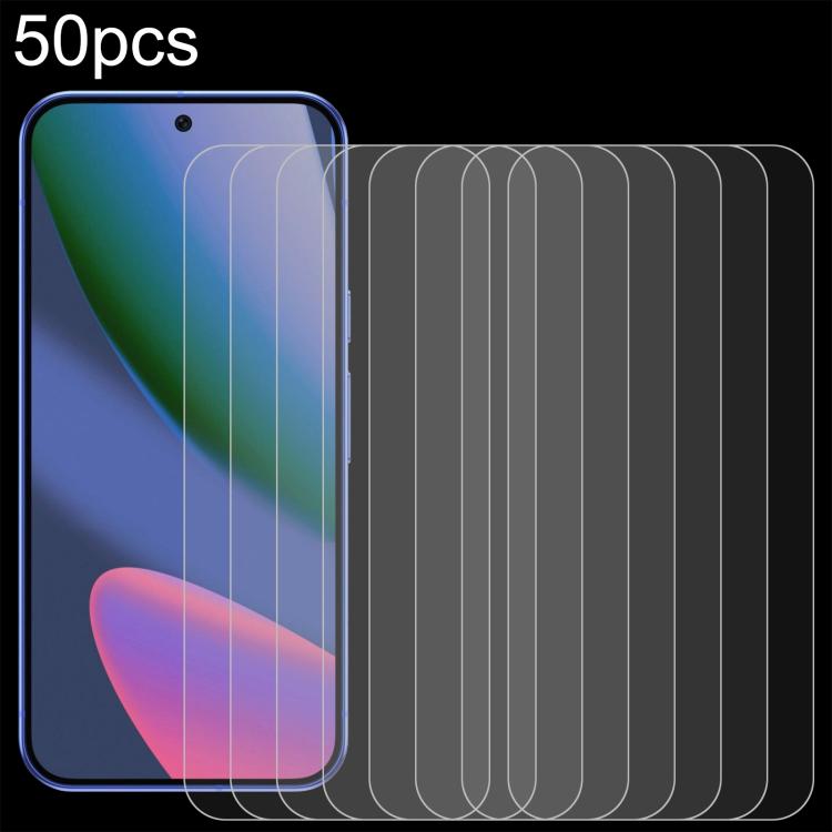 

For Google Pixel 11 50pcs 0.26mm 9H 2.5D Tempered Glass Film