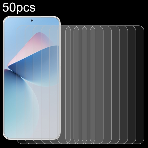 

For Meizu 21 Note 50pcs 0.26mm 9H 2.5D Tempered Glass Film