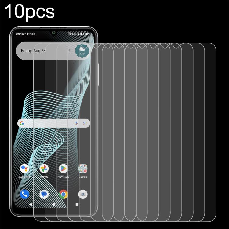 

For Cricket Icon 7 5G 10pcs 0.26mm 9H 2.5D Tempered Glass Film