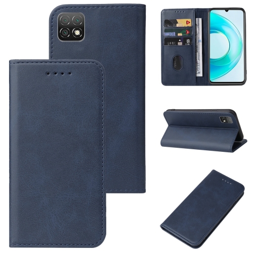 

For Wiko T3 Magnetic Closure Leather Phone Case(Blue)