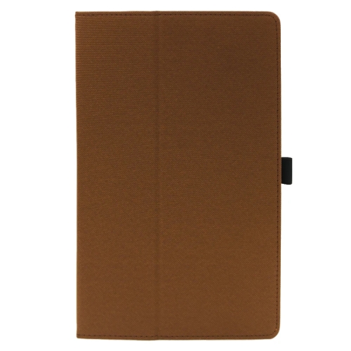 

For TCL NxtPaper 11 2-Folding Magnetic Shockproof Leather Tablet Case(Brown)
