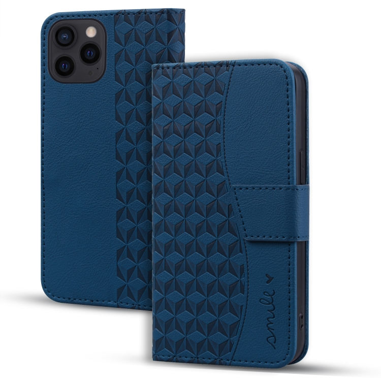 

For iPhone 16 Pro Business Diamond Buckle Leather Phone Case with Lanyard(Royal Blue)
