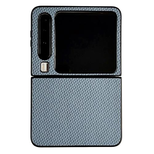 

For Huawei Pura X Weave Texture PC Phone Case(Blue)